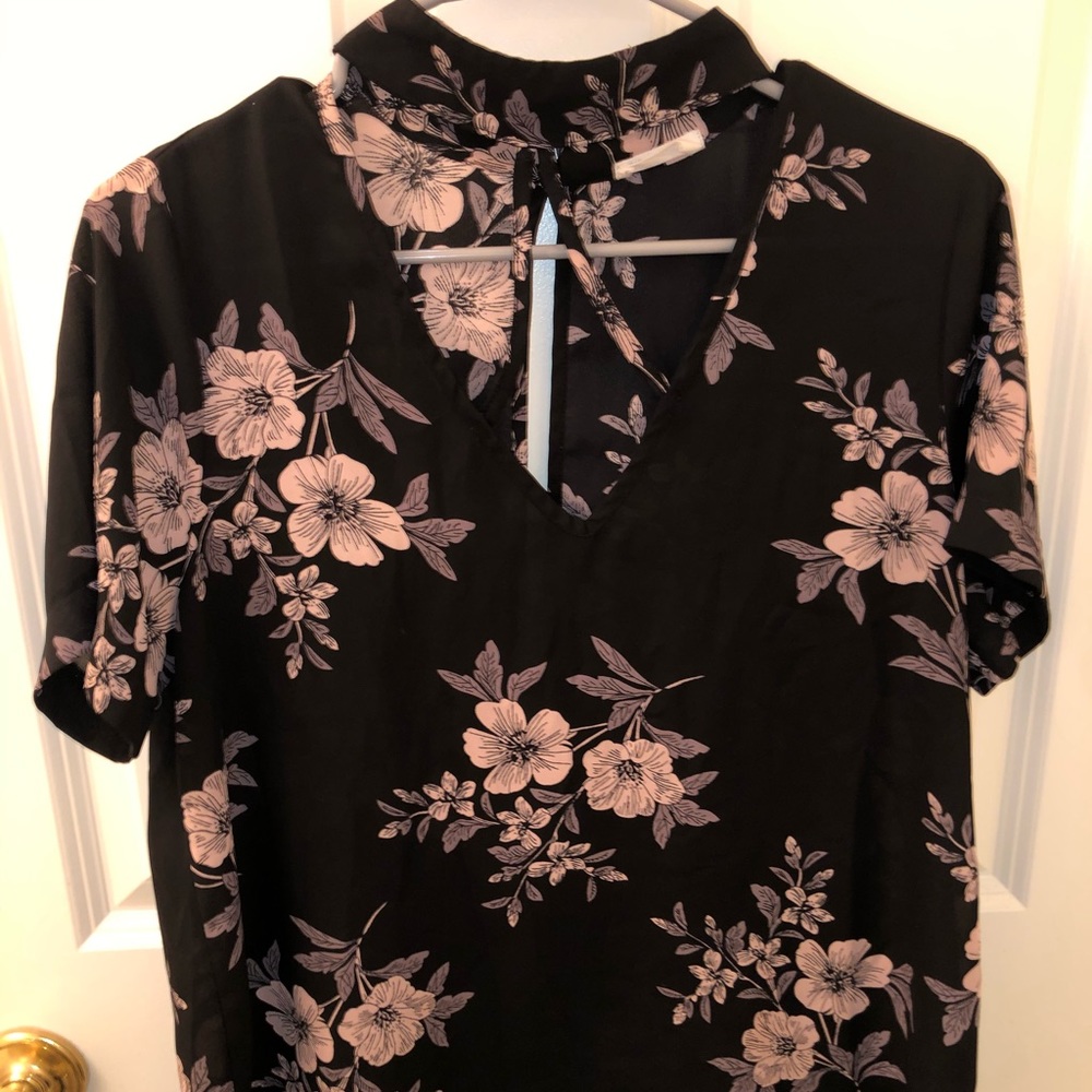 Unique floral top